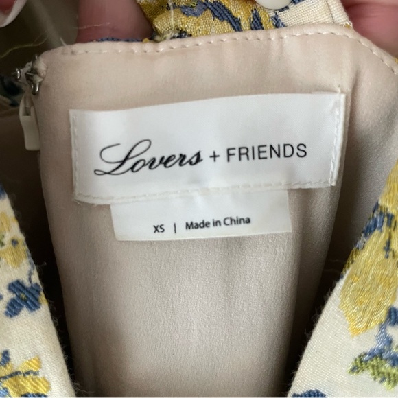 Lovers + Friends Deep V Floral Mini Dress - Picture 3 of 5